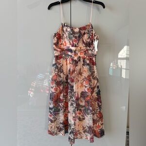 Maeve Anthropologie Floral Sleeveless Dress sz 6
